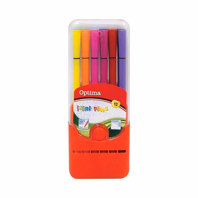 Filctoll OPTIMA műanyag tokos 12 darabos