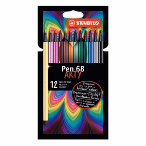 Filctoll STABILO Pen 68 1mm 12 darabos