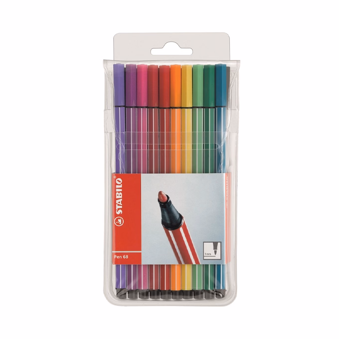 Filctoll STABILO Pen 68 20 darabos