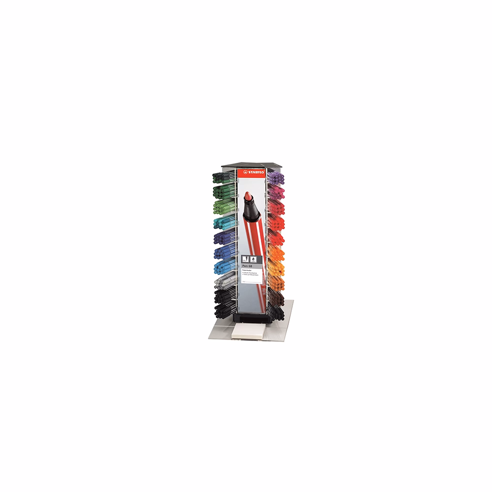 Filctoll STABILO Pen 68 Akril 240 darabos display