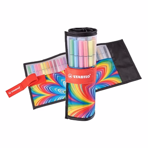 Filctoll STABILO Pen 68 Arty feltekerhető 25 darabos