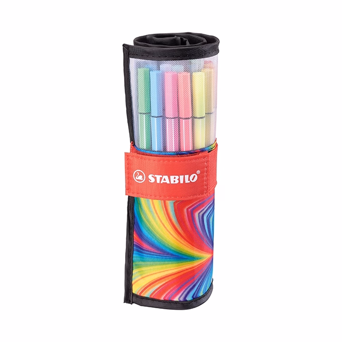 Filctoll STABILO Pen 68 Arty feltekerhető 25 darabos