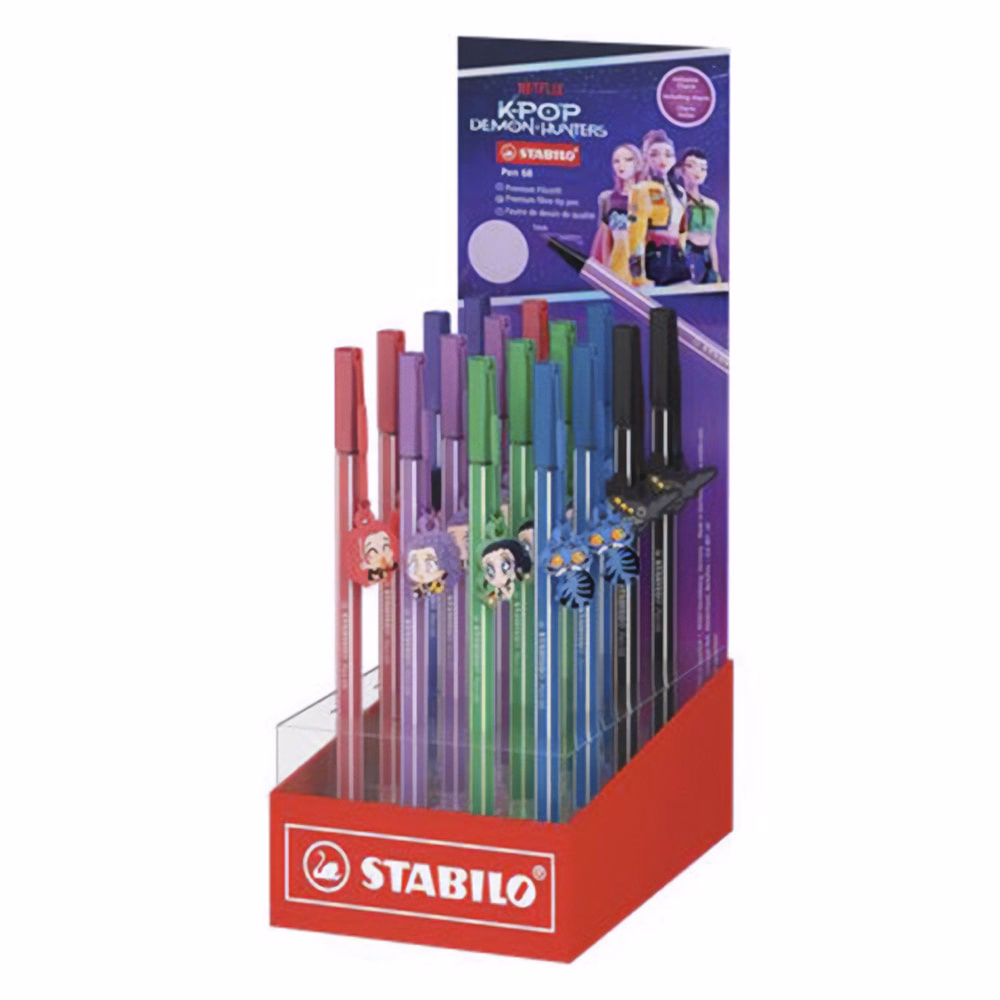Filctoll STABILO Pen 68 K-pop Huntrix 16 darabos display