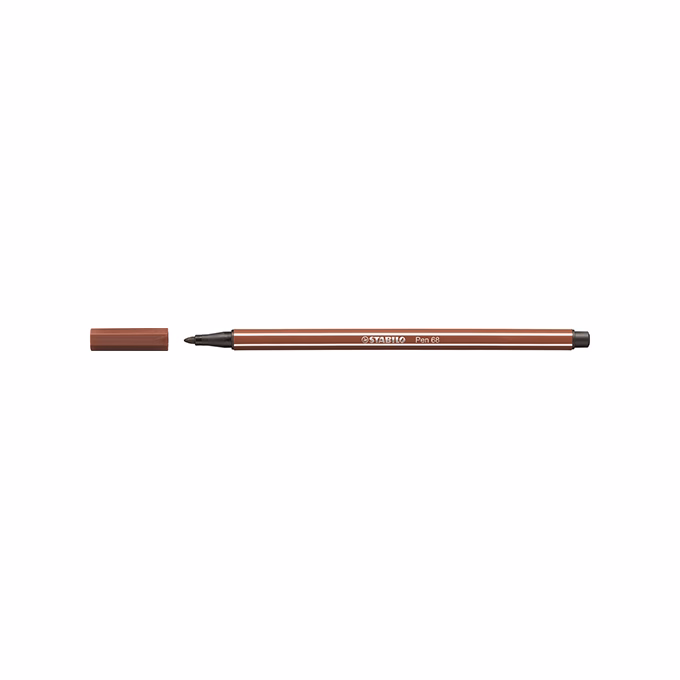 Filctoll STABILO Pen 68 barnásvörös