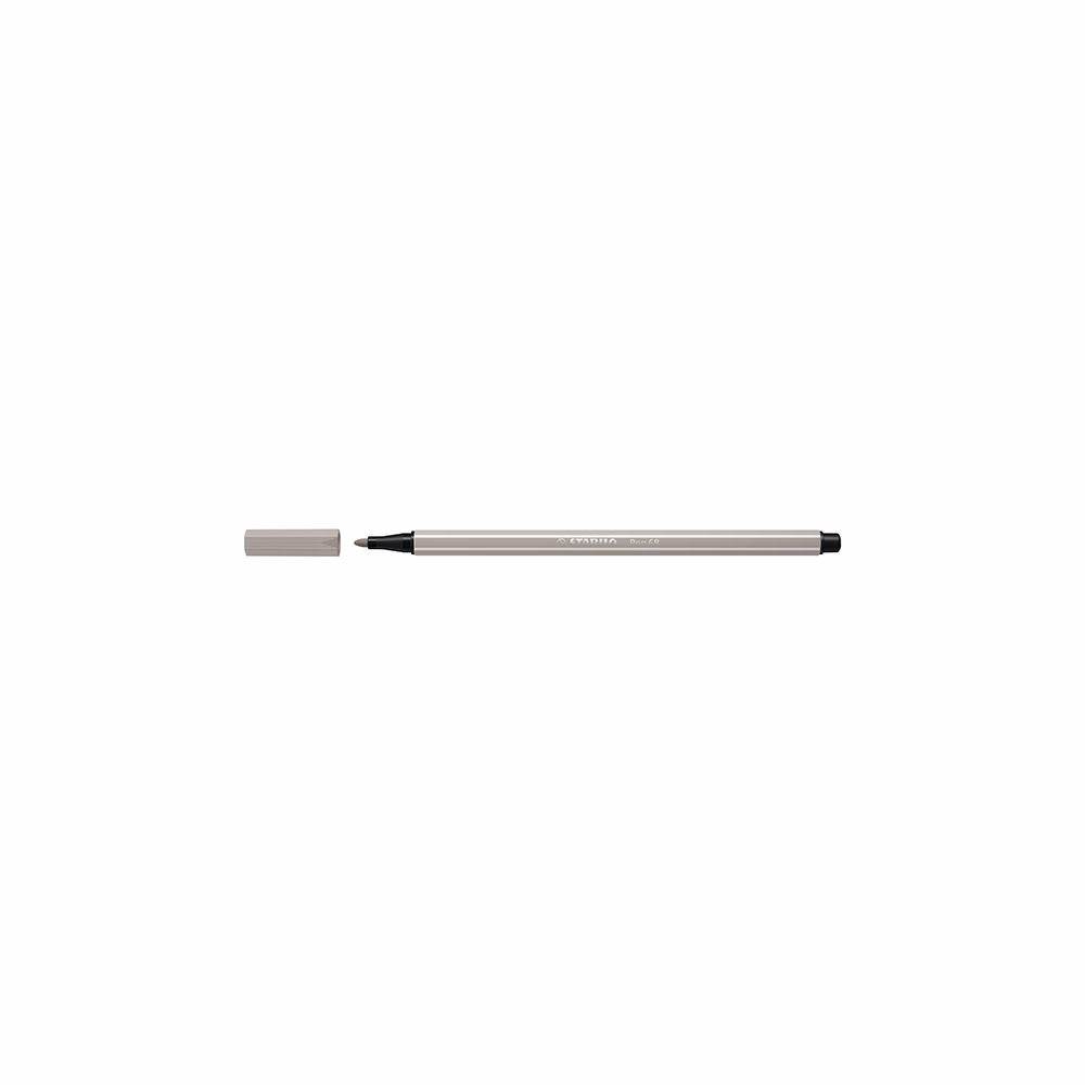 Filctoll STABILO Pen 68 meleg szürke