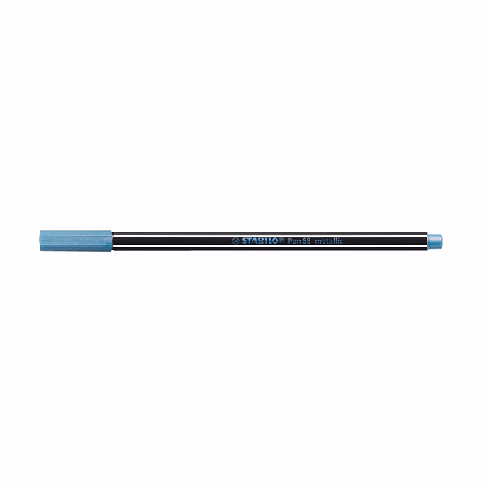 Filctoll STABILO Pen 68 metallic kék