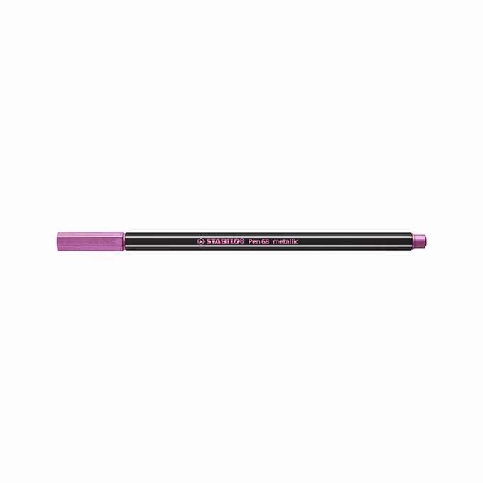 Filctoll STABILO Pen 68 metallic rózsaszín
