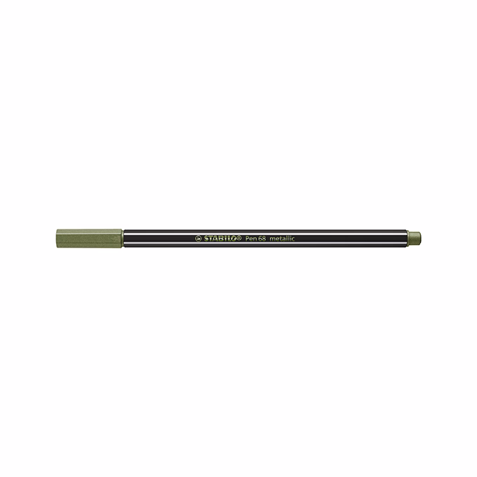 Filctoll STABILO Pen 68 metallic világoszöld