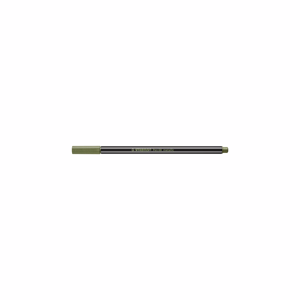 Filctoll STABILO Pen 68 metallic világoszöld