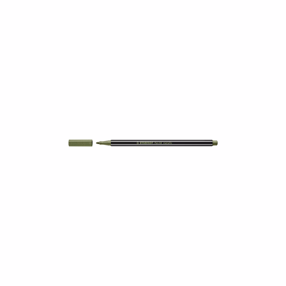 Filctoll STABILO Pen 68 metallic világoszöld