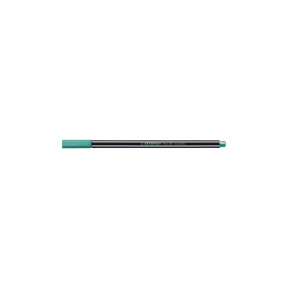 Filctoll STABILO Pen 68 metallic zöld Filctoll STABILO Pen 68 metallic zöld