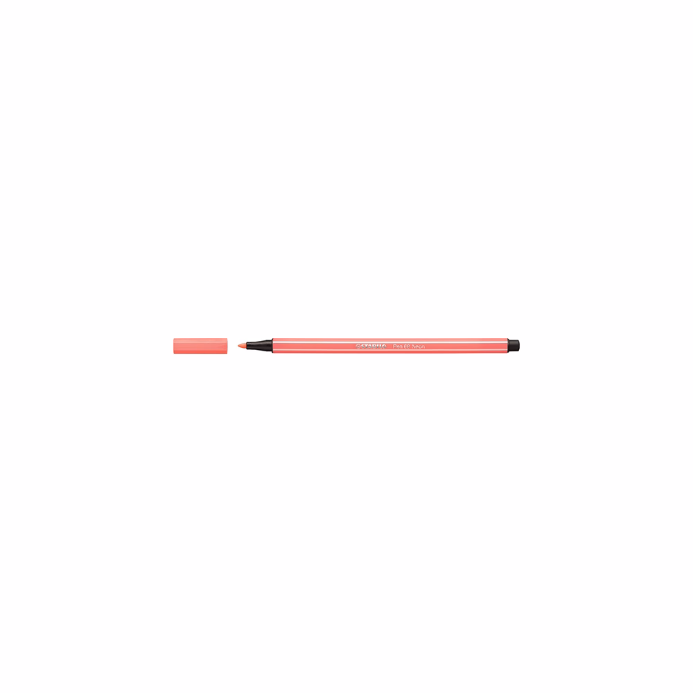 Filctoll STABILO Pen 68 neon piros