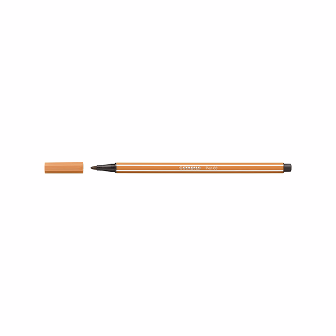 Filctoll STABILO Pen 68 sötét okker