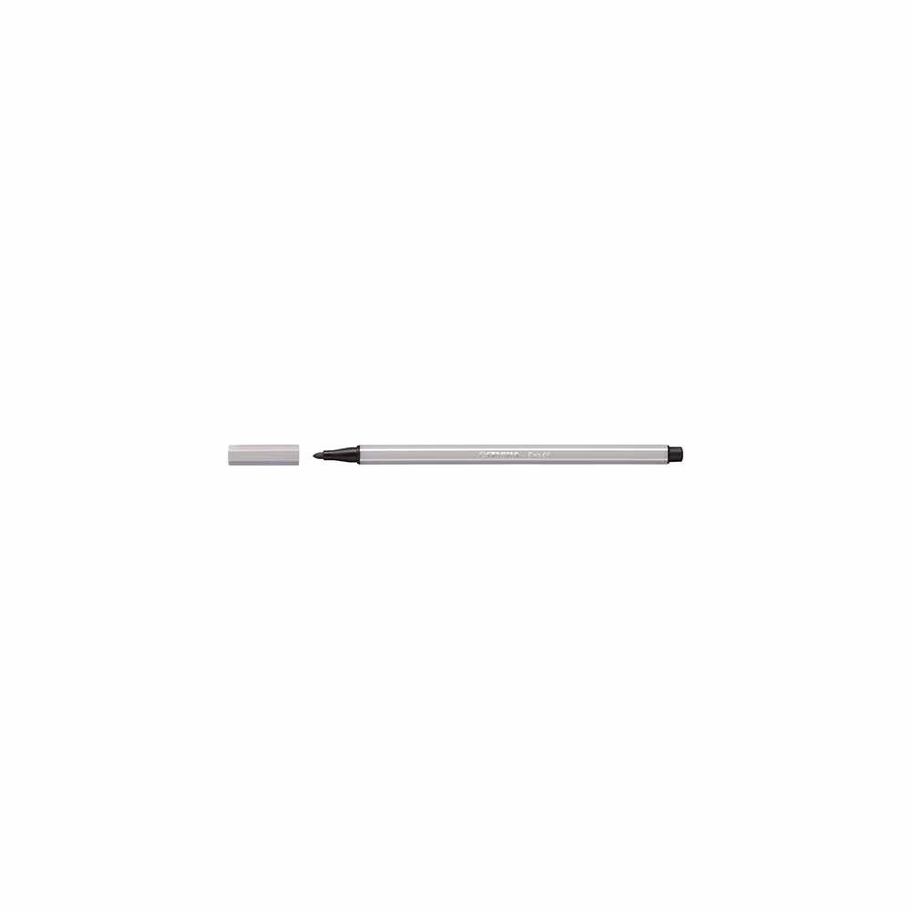 Filctoll STABILO Pen 68 világos szürke
