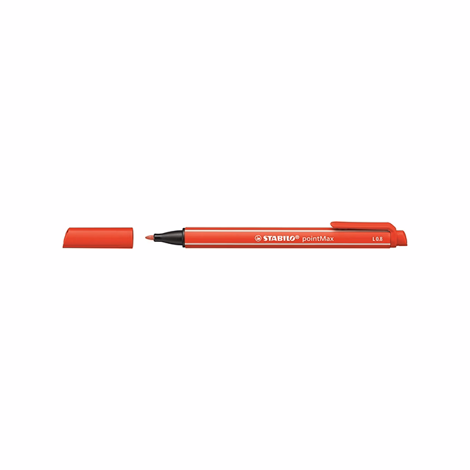 Filctoll STABILO PointMax 0.8 piros