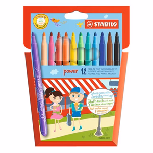 Filctoll STABILO Power 12 darabos