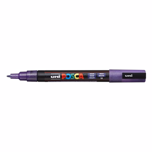 Filctoll UNI Posca PC-3ML csillámló lila Filctoll UNI Posca PC-3ML csillámló lila