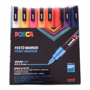 Filctoll UNI Posca PC-3M 16 darabos
