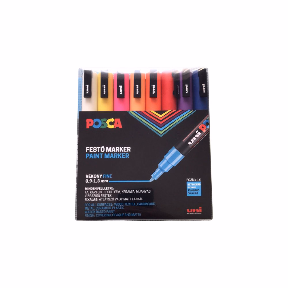 Filctoll UNI Posca PC-3M 16 darabos