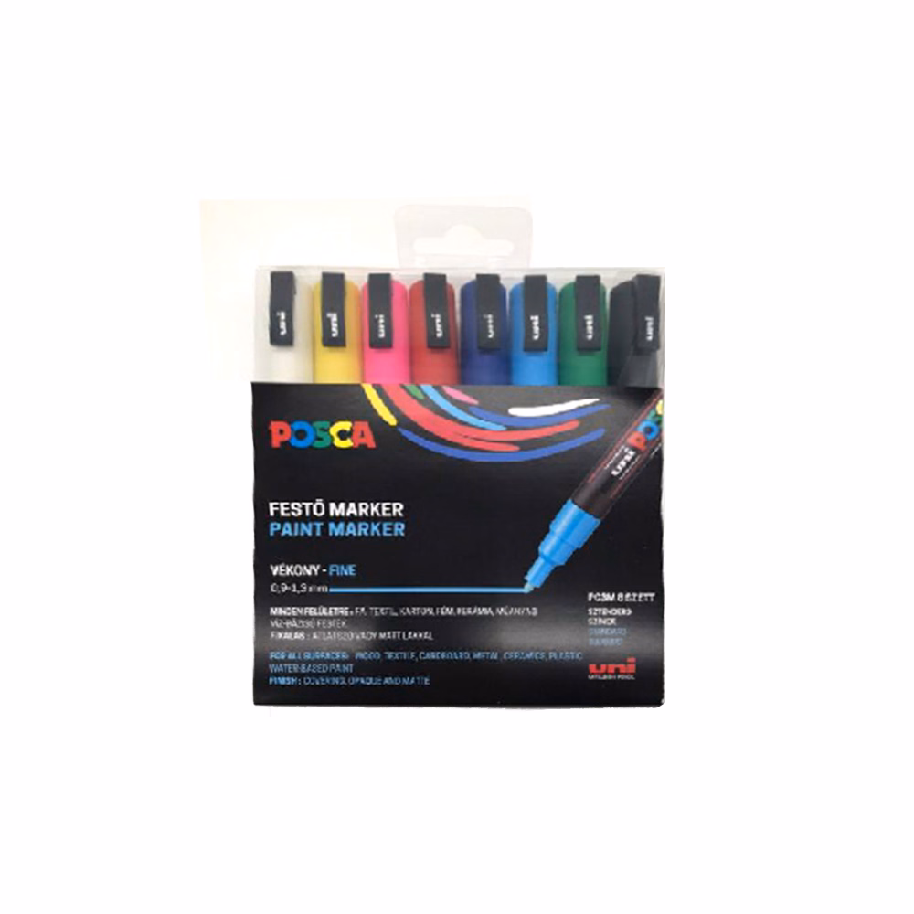 Filctoll UNI Posca PC-3M 8 darabos