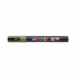 Filctoll UNI Posca PC-3M khaki