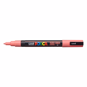 Filctoll UNI Posca PC-3M korall
