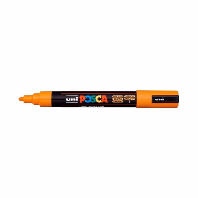 Filctoll UNI Posca PC-5M ragyogó sárga
