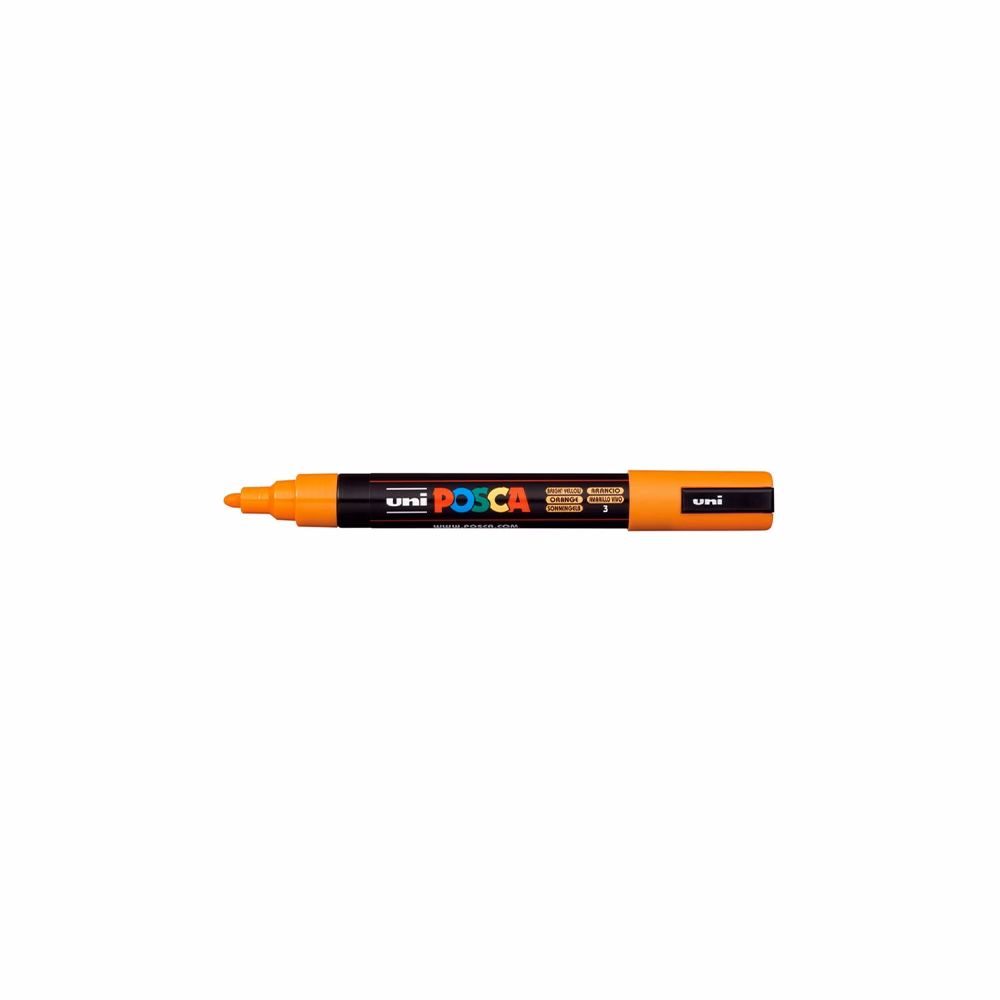 Filctoll UNI Posca PC-5M ragyogó sárga