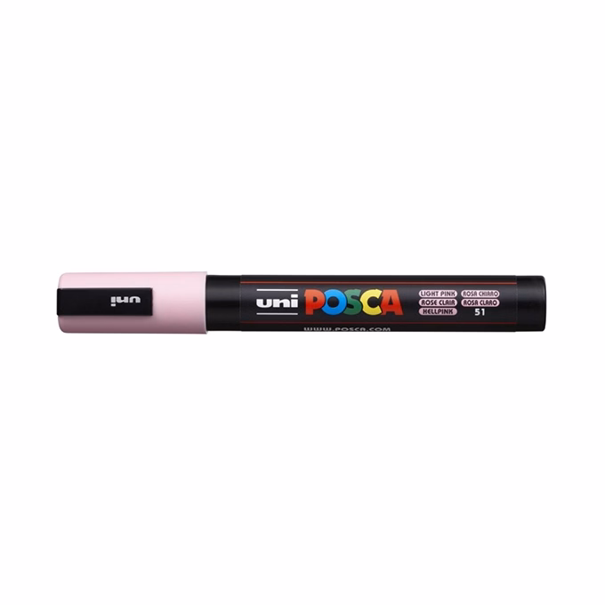 Filctoll UNI Posca PC-5M világos rózsaszín