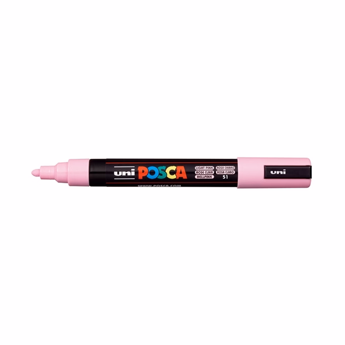 Filctoll UNI Posca PC-5M világos rózsaszín