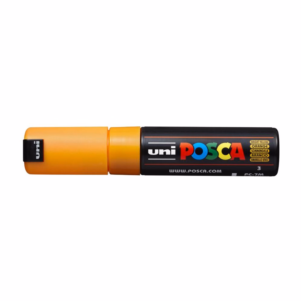 Filctoll UNI Posca PC-7M ragyogó sárga