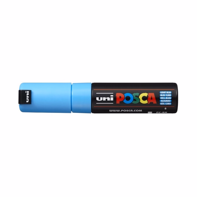 Filctoll UNI Posca PC-8K világoskék