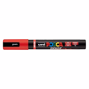 Filctoll UNI posca PC-5BR ecsethegyű piros