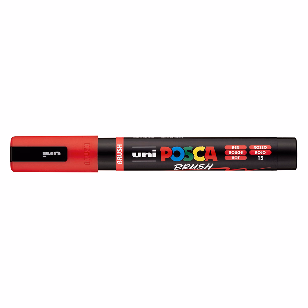 Filctoll UNI posca PC-5BR ecsethegyű piros