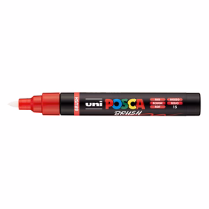 Filctoll UNI posca PC-5BR ecsethegyű piros