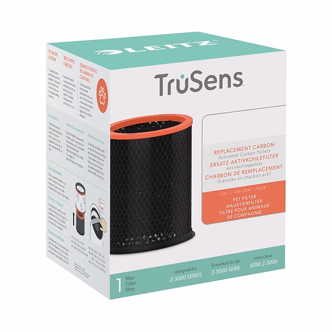 Filter LEITZ Trusens Z-3000 / Z-3500 szénszűrő cserebetét háziállat dobszűrőhöz