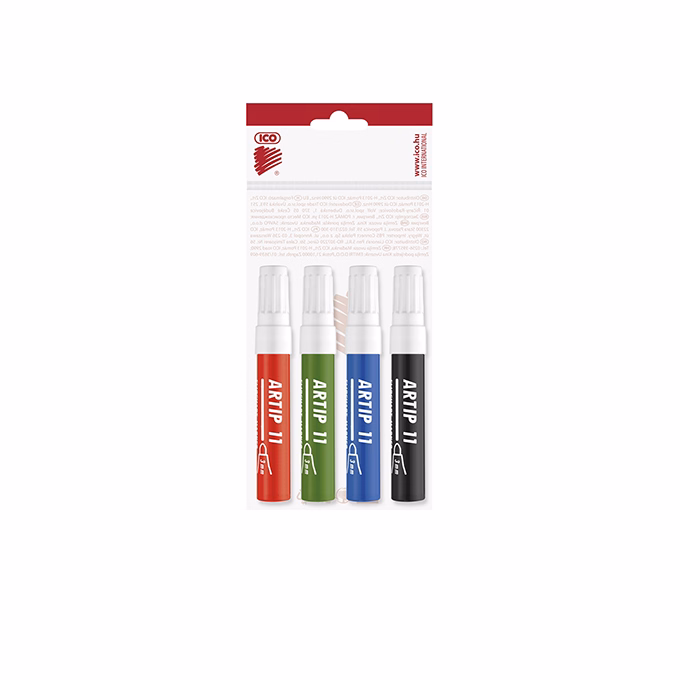 Flipchart marker ICO Artip 11 Teddy kerek 1-3mm 4 darabos