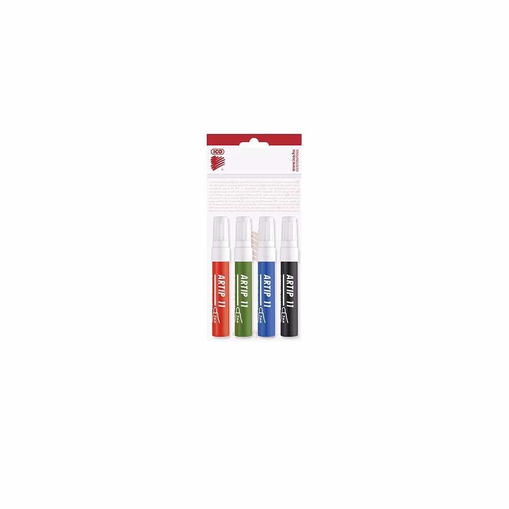 Flipchart marker ICO Artip 11 Teddy kerek 1-3mm 4 darabos