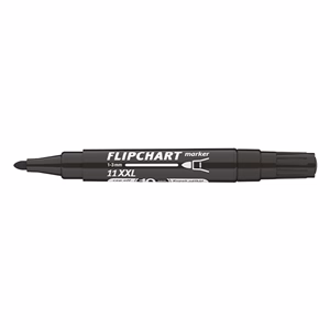 Flipchart marker ICO Artip 11 XXL kerek fekete 1-3mm