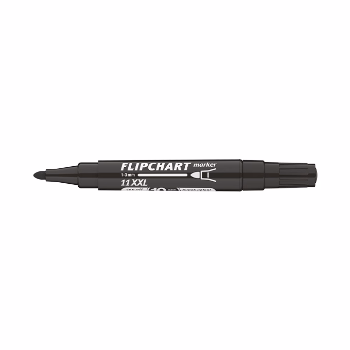 Flipchart marker ICO Artip 11 XXL kerek fekete 1-3mm