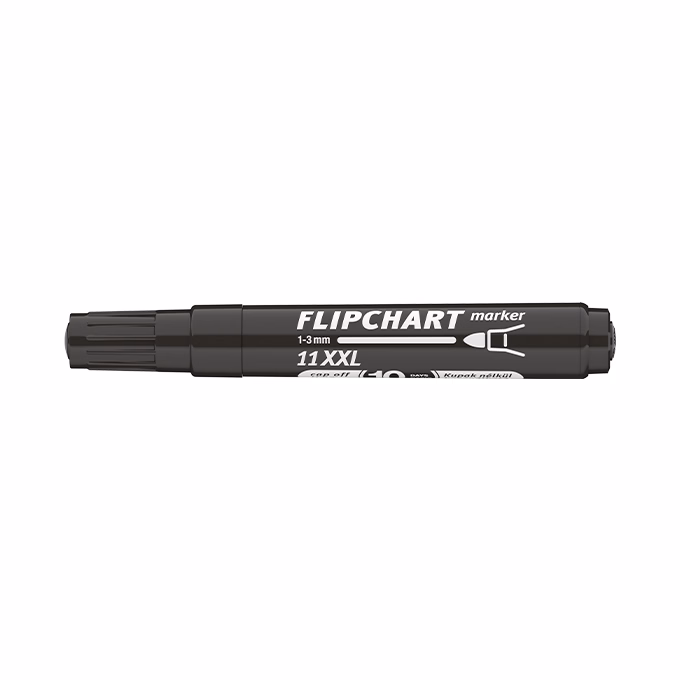 Flipchart marker ICO Artip 11 XXL kerek fekete 1-3mm