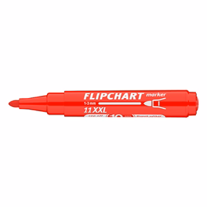 Flipchart marker ICO Artip 11 XXL kerek piros 1-3mm