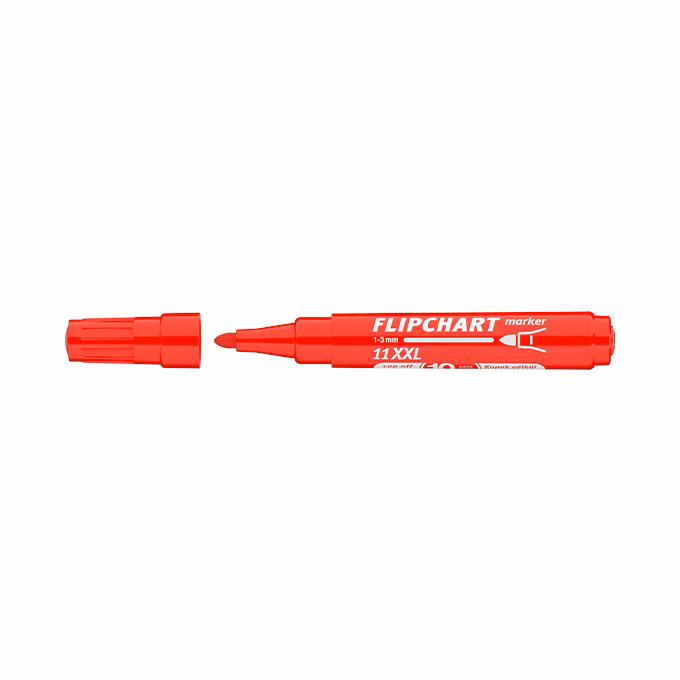 Flipchart marker ICO Artip 11 XXL kerek piros 1-3mm