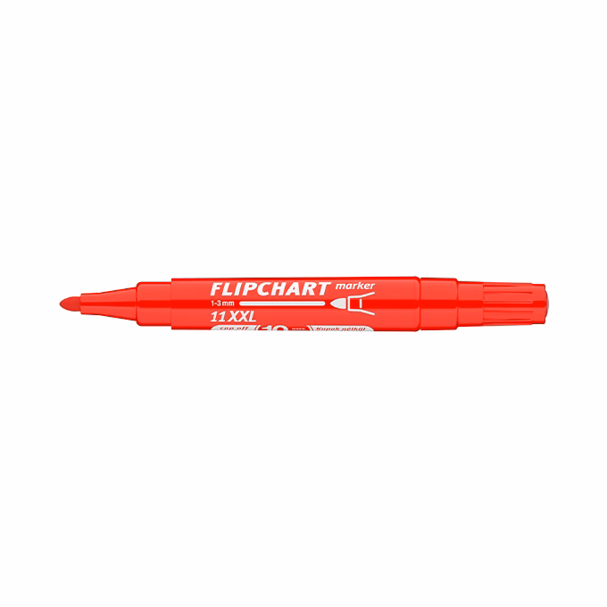 Flipchart marker ICO Artip 11 XXL kerek piros 1-3mm