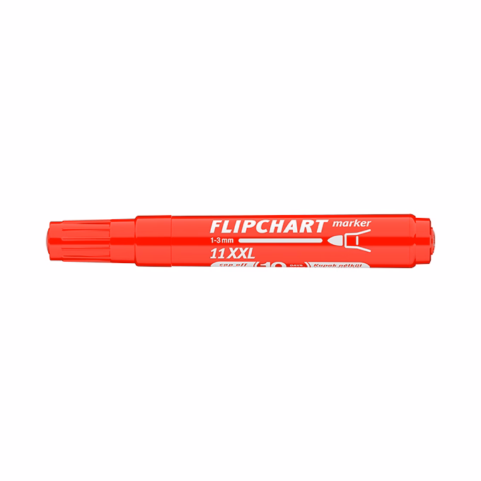 Flipchart marker ICO Artip 11 XXL kerek piros 1-3mm