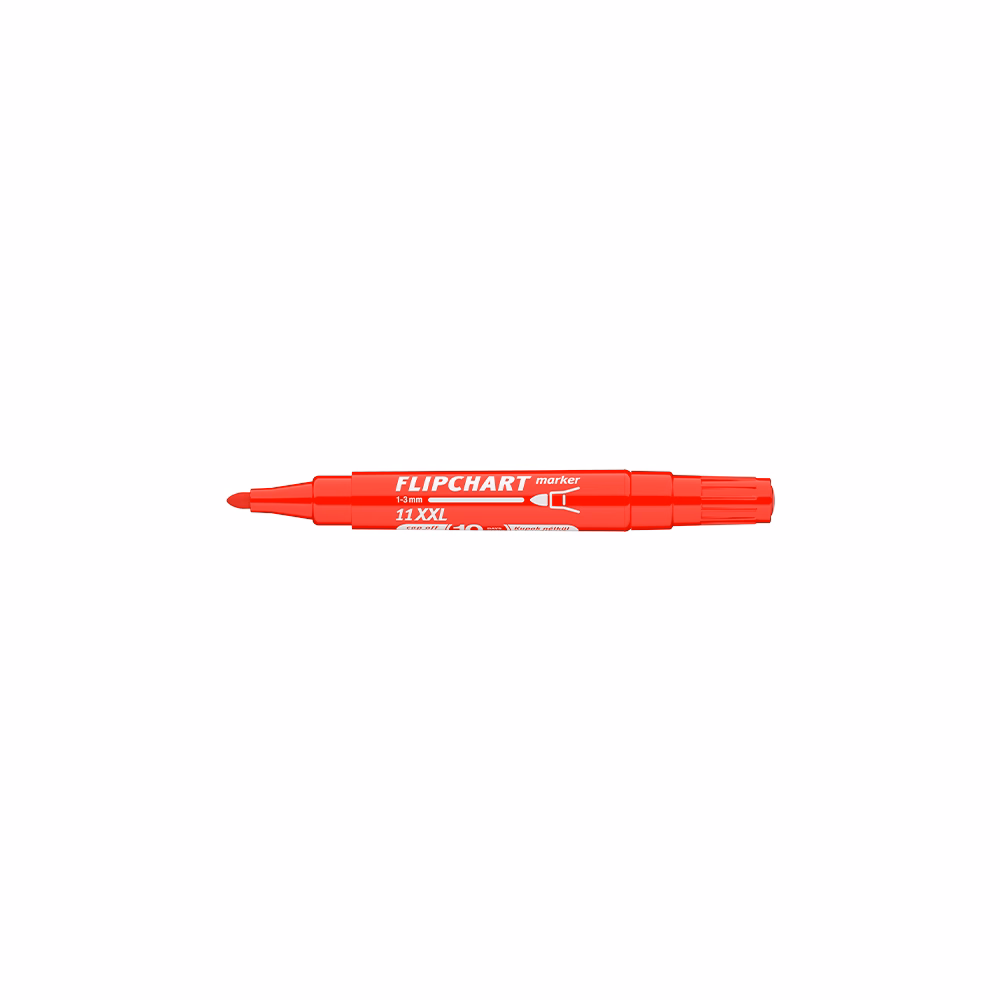 Flipchart marker ICO Artip 11 XXL kerek piros 1-3mm