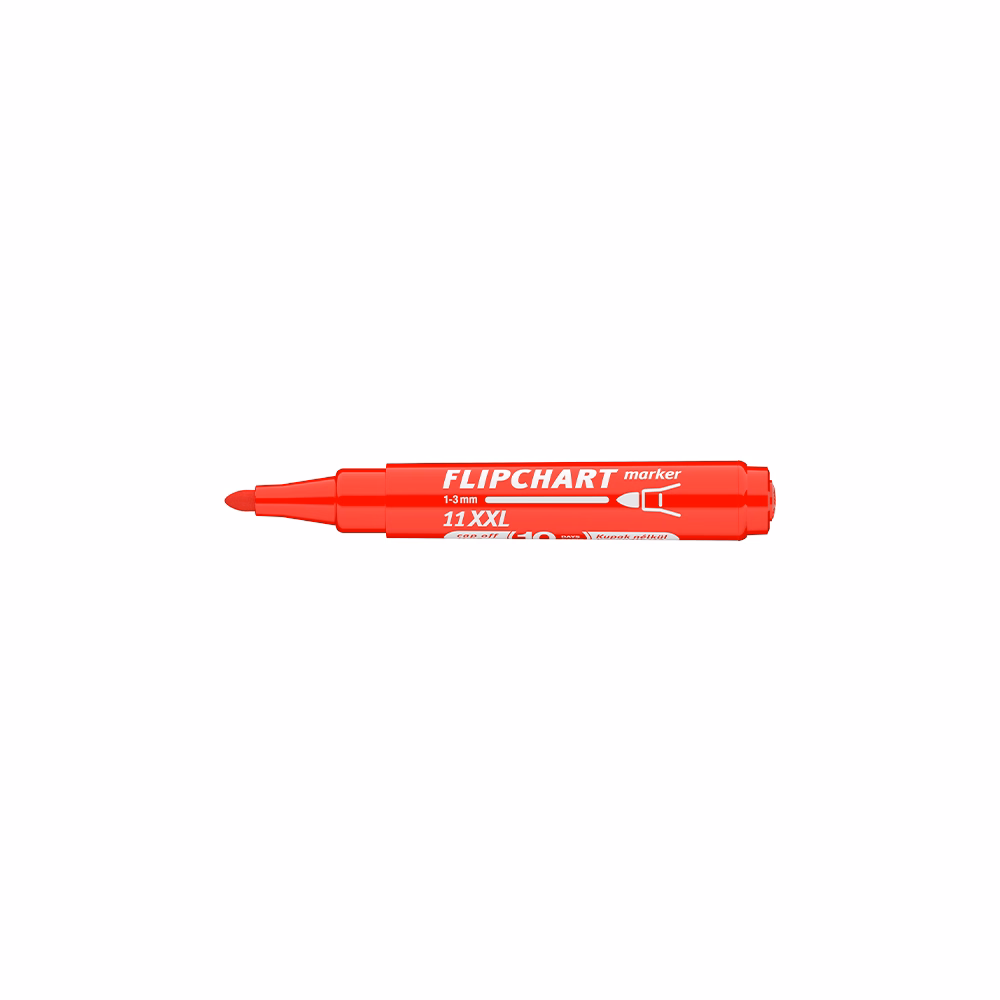 Flipchart marker ICO Artip 11 XXL kerek piros 1-3mm