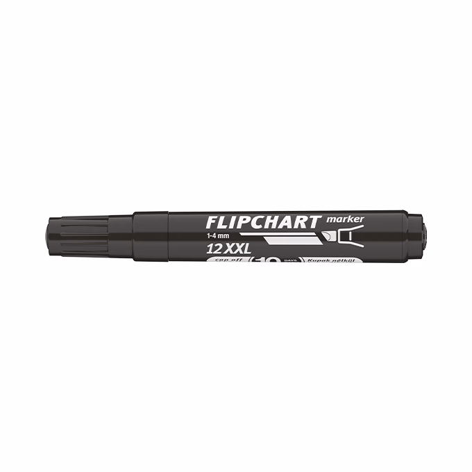 Flipchart marker ICO Artip 12 XXL vágott fekete 1-4mm