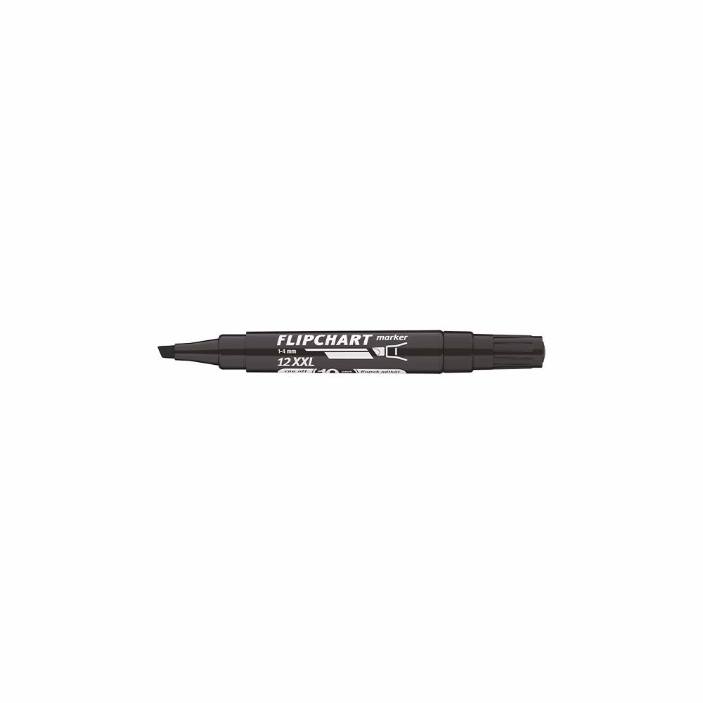 Flipchart marker ICO Artip 12 XXL vágott fekete 1-4mm