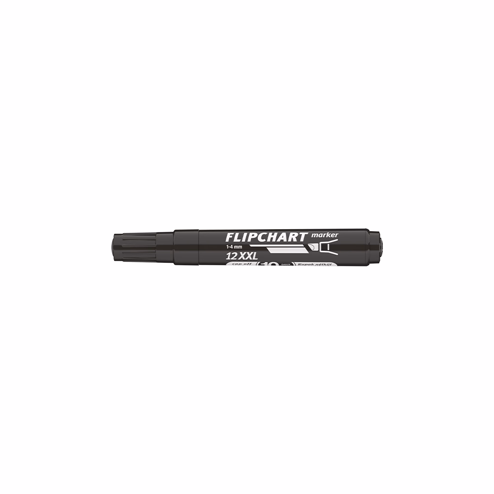 Flipchart marker ICO Artip 12 XXL vágott fekete 1-4mm
